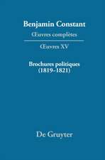 Brochures politiques (1819–1821)