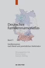 Familiennamen nach Beruf und persönlichen Merkmalen