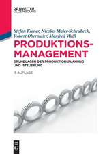 Kiener, S: Produktionsmanagement