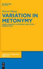 Variation in Metonymy