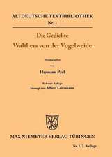 Die Gedichte Walthers von der Vogelweide