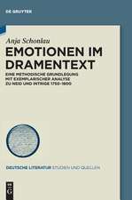 Emotionen im Dramentext