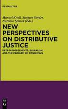 New Perspectives on Distributive Justice