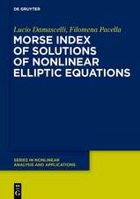 Morse Index of Solutions of Nonlinear Elliptic Equations