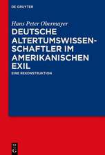 Deutsche Altertumswissenschaftler im amerikanischen Exil