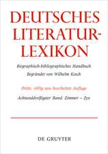 Deutsches Literatur-Lexikon Zimmer - Zyx