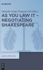 As You Law It - Negotiating Shakespeare