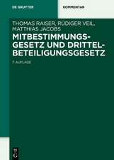 Mitbestimmungsgesetz und Drittelbeteiligungsgesetz