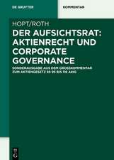 Hopt, K: Aufsichtsrat: Aktienrecht und Corporate Governance