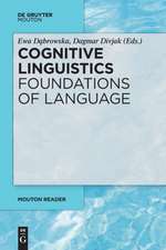 Cognitive Linguistics - Foundations of Language