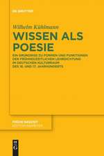 Wissen als Poesie