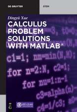 Calculus Problem Solutions with MATLAB®