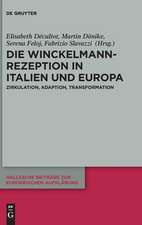 Die Winckelmann-Rezeption in Italien und Europa