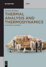 Klimm, D: Thermal Analysis and Thermodynamics