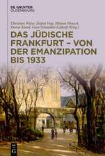 Das jüdische Frankfurt - von der Emanzipation bis 1933