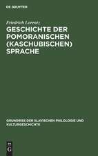 Geschichte der pomoranischen (kaschubischen) Sprache