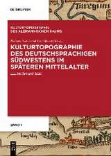 Kulturtopographie des deutschsprachigen Südwestens im späteren Mittelalter