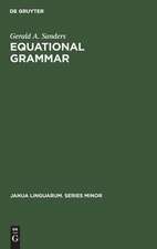 Equational grammar