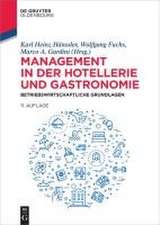 Management in der Hotellerie und Gastronomie