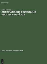 Automatische Erzeugung englischer Sätze