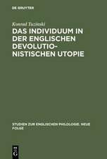 Das Individuum in der englischen devolutionistischen Utopie