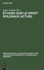 Études sur le droit polonais actuel