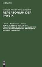 Besondere Gesetze der Wellenbewegung, von Broch, Allgemeine Physik, von Knochenhauer, Magnetismus der Erde, von Lamont: Mit zwei Figurentafeln, aus: Repertorium der Physik : enthaltend eine vollständige Zusammenstellung der neuern Fortschritte dieser Wissenschaft, Bd. 7