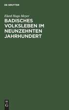 Badisches Volksleben im neunzehnten Jahrhundert