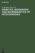 Genetics, biogenesis and bioenergetics of mitochondria: proceedings of a symposium held at the Genet. Inst. d. Univ. München ; Sept. 11-13, 1975