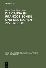 Die causa im französischen und deutschen Zivilrecht