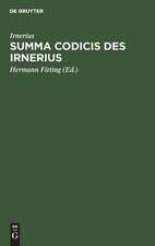 Summa codicis des Irnerius