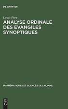 Analyse ordinale des évangiles synoptiques