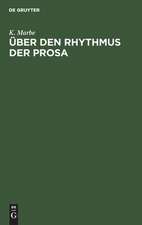 Über den Rhythmus der Prosa: Vortrag, gehalten auf dem 1. deutschen Kongress für experimentelle Psychologie zu Giessen