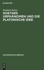 Goethes Urphänomen und die platonische Idee