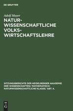 Naturwissenschaftliche Volkswirtschaftslehre