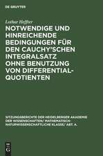 Notwendige und hinreichende Bedingungen für den Cauchy'schen Integralsatz ohne Benutzung von Differentialquotienten: seinem lieben Freunde Oskar Bolza zum 75. Geburtstag am 12. Mai 1932 gewidmet