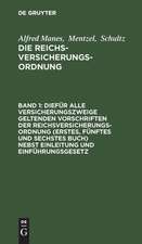 Diefür alle Versicherungszweige geltenden Vorschriften der Reichsversicherungsordnung (Erstes, fünftes und sechstes Buch) nebst Einleitung und Einführungsgesetz: aus: Die Reichsversicherungsordnung : Handausgabe mit gemeinverständlichen Erläuterungen, Bd. 1