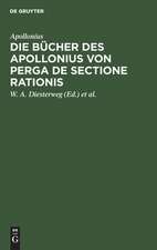 Die Bücher des Apollonius von Perga de sectione rationis