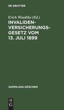 Invalidenversicherungsgesetz: vom 13. Juli 1899 in der Fassung der Bekanntmachung vom 19. Juli 1899 ; Text-Ausgabe mit Anmerkungen und Sachregister