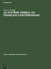 Le système verbal du français contemporain