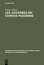 Les adverbes en chinois moderne