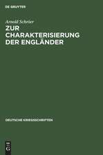 Zur Charakterisierung der Engländer