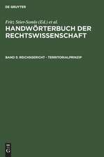 Reichsgericht - Territorialprinzip: aus: Handwörterbuch der Rechtswissenschaft, 5