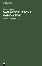 Das altdeutsche Handwerk