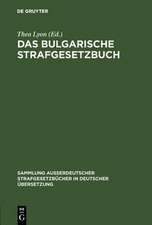 Das bulgarische Strafgesetzbuch: vom 2. Februar 1951