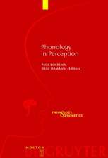 Phonology in Perception