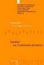 Studies on Grammaticalization