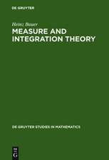 Measure and Integration Theory 