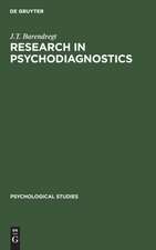 Research in Psychodiagnostics