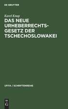 Das neue Urheberrechtsgesetz der Tschechoslowakei